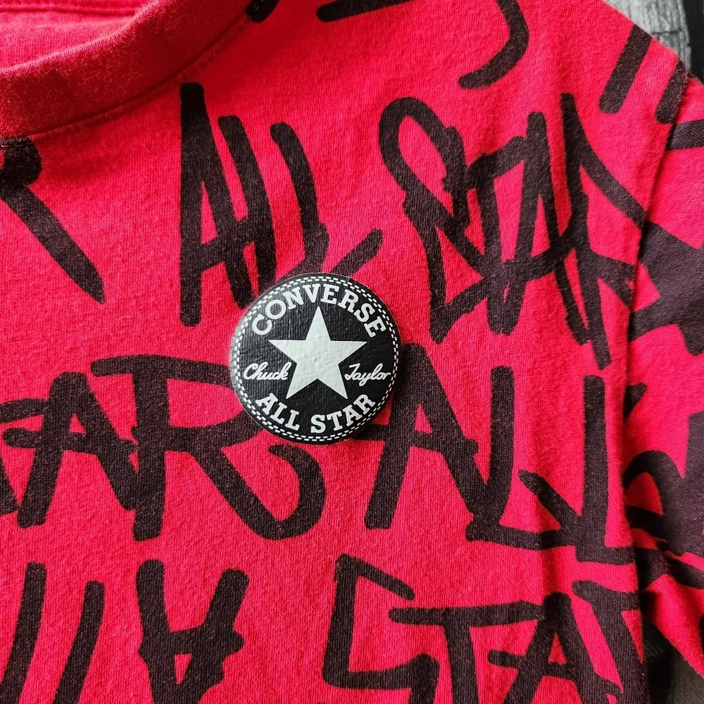 CONVERSE All‎ Star Red & Black Shirt